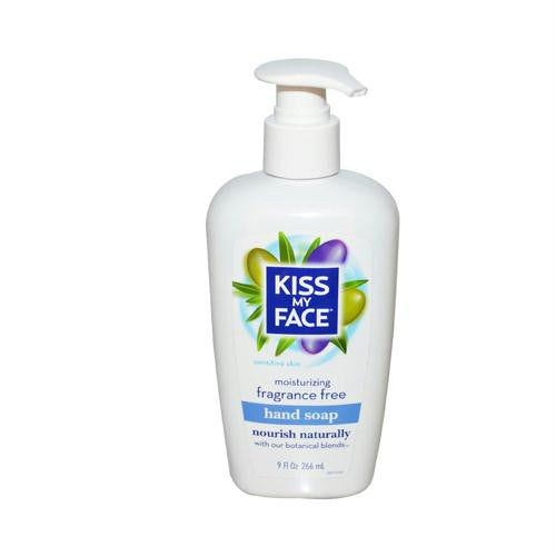 Kiss My Face Moisture Soap Fragrance Free - 9 fl oz