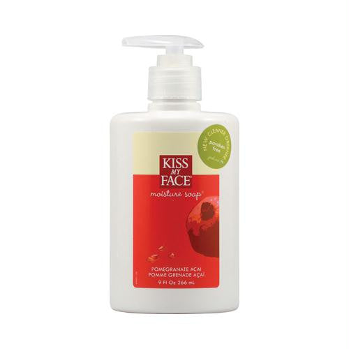 Kiss My Face Moisture Soap Pomegranate Acai - 9 fl oz