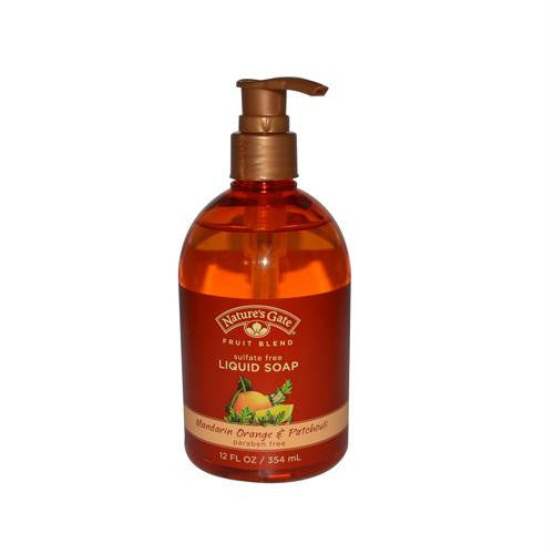 Natures Gate Organics Liquid Soap Mandarin Orange and Patchouli - 12 fl oz