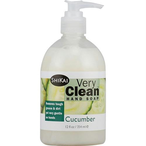 Shikai Products Hand Soap - Very Clean Cucumber - 12 oz