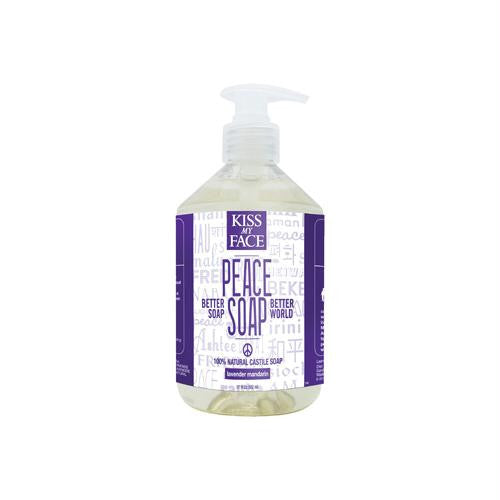 Kiss My Face Castile Peace Soap Lavender Mandarin - 17 oz