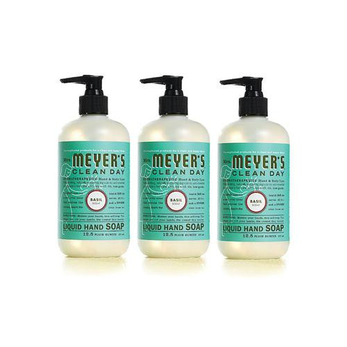 Mrs. Meyers Liquid Hand Soap - Basil - Case of 6 - 12.5 oz