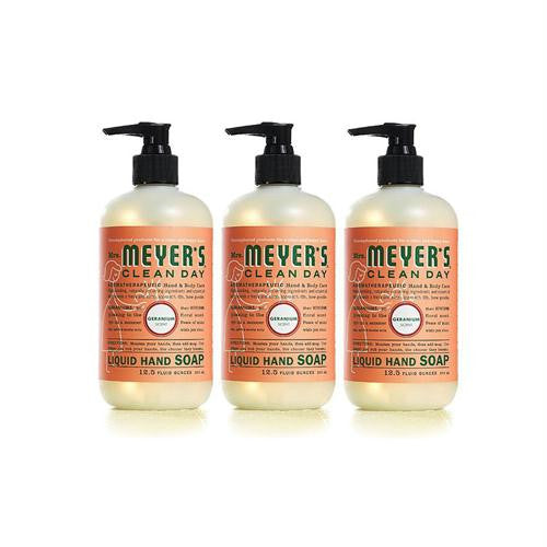 Mrs. Meyers Liquid Hand Soap - Geranium - Case of 6 - 12.5 oz