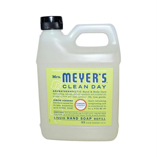 Mrs. Meyers Liquid Hand Soap Refill - Lemon Verbena - 33 lf oz - Case of 6