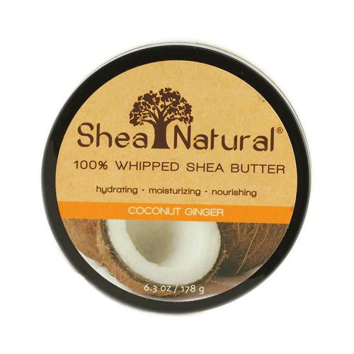 Shea Natural Whipped Shea Butter Coconut Ginger - 6.3 oz