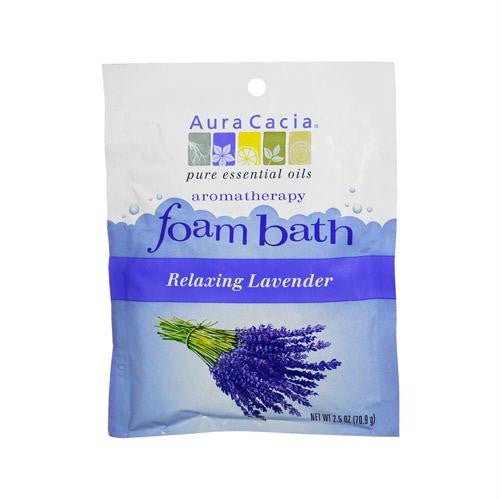 Aura Cacia Foam Bath Relaxing Lavender - 2.5 oz - Case of 6