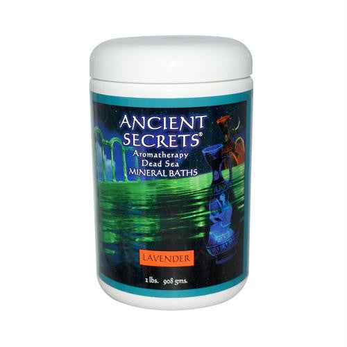 Ancient Secrets Aromatherapy Dead Sea Mineral Baths Lavender - 2 lbs