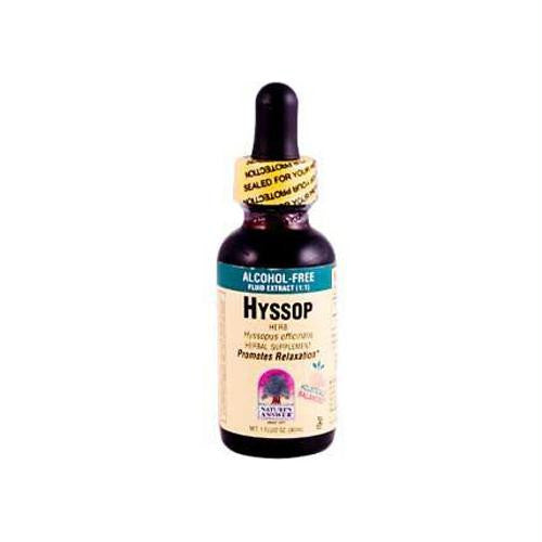 Natures Answer Hyssop Extract - Alcohol-Free - 1 oz