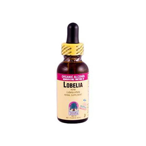 Natures Answer Lobelia Herb Organic Alcohol - 1 oz