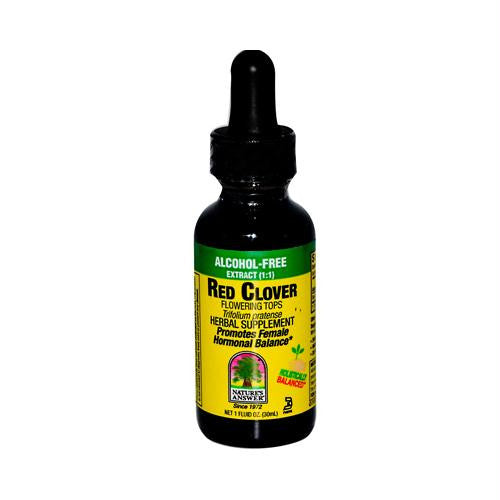 Natures Answer Red Clover Tops Extract - Alcohol-Free - 1 oz