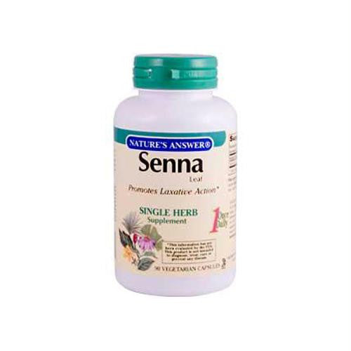 Natures Answer Senna Leaf - 90 Capsules