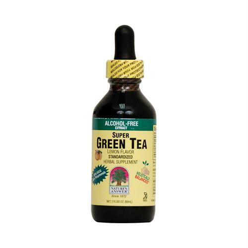 Natures Answer Alcohol Free Super Green Tea with Lemon - 2 oz