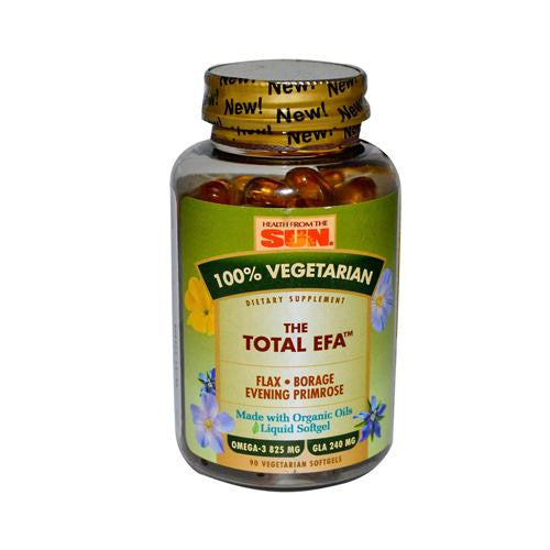 Health From the Sun The Total EFA - 90 Vegetarian Softgels