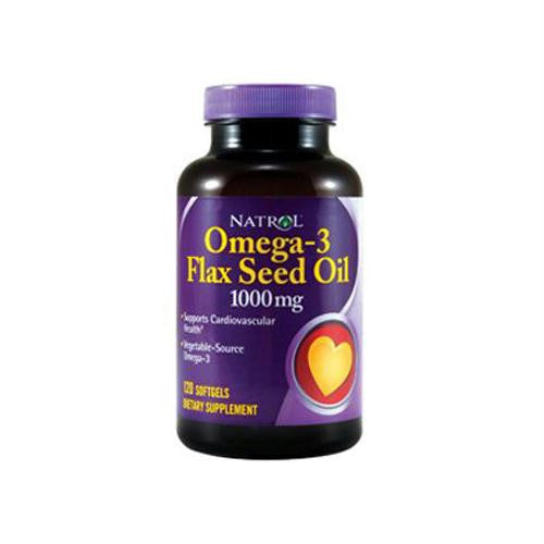 Natrol Flax Seed Oil - 1000 mg - 120 Softgels