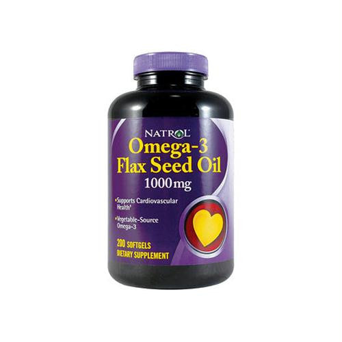 Natrol Flax Seed Oil - 200 softgels