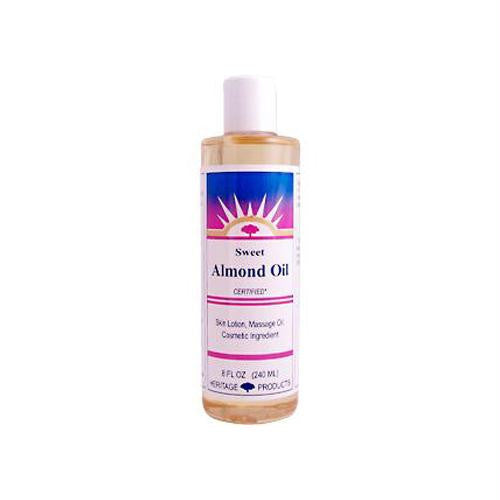 Heritage Products Sweet Almond Oil - 8 fl oz