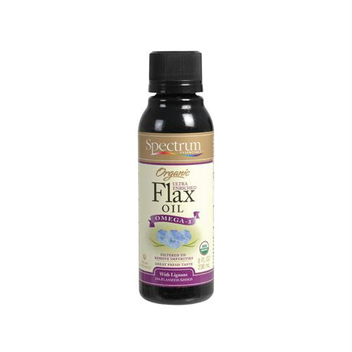 Spectrum Essentials Organic Flax Oil With Ultra Lignans - 8 fl oz