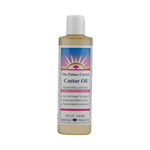 Heritage Products Castor Oil Hexane Free - 8 fl oz