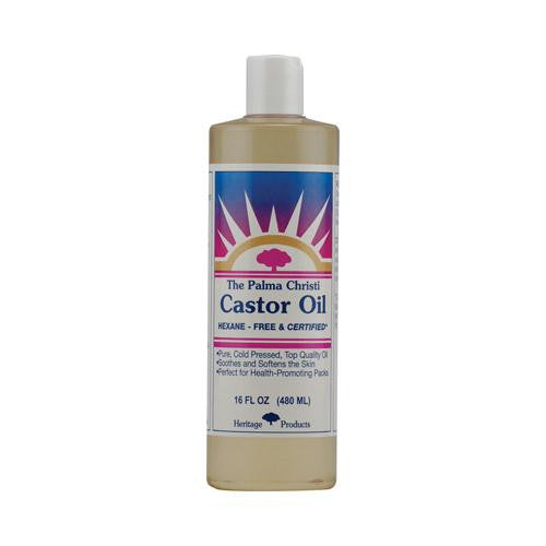 Heritage Products Castor Oil Hexane Free - 16 fl oz