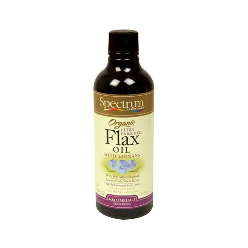 Spectrum Essentials Organic Flax Oil With Ultra Lignans - 24 fl oz