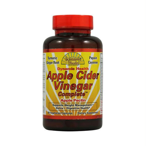 Dynamic Health Apple Cider Vinegar Complete with Apple Pectin - 90 Vegetarian Capsules