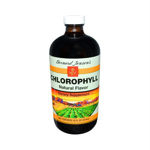 Bernard Jensen Chlorophyll Natural Liquid - 16 fl oz