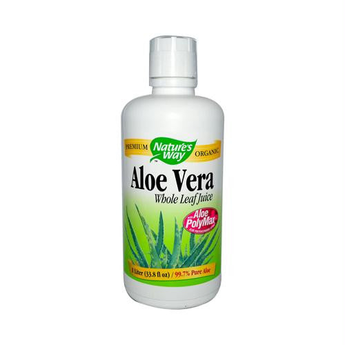 Natures Way Organic Aloe Vera Whole Leaf Juice - 33.8 fl oz