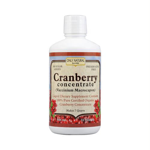 Only Natural Organic Cranberry Concentrate - 32 fl oz