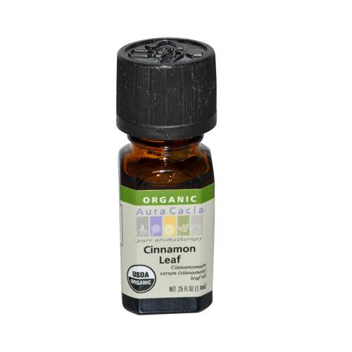 Aura Cacia Organic Cinnamon Leaf - .25 oz