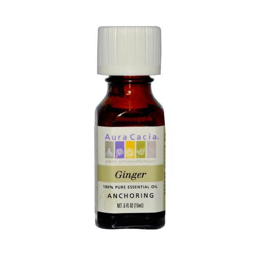 Aura Cacia Essential Oil Ginger - 0.5 fl oz