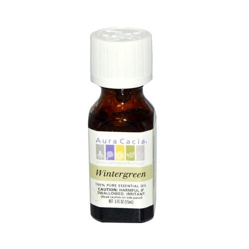 Aura Cacia Pure Essential Oil Wintergreen - 0.5 fl oz