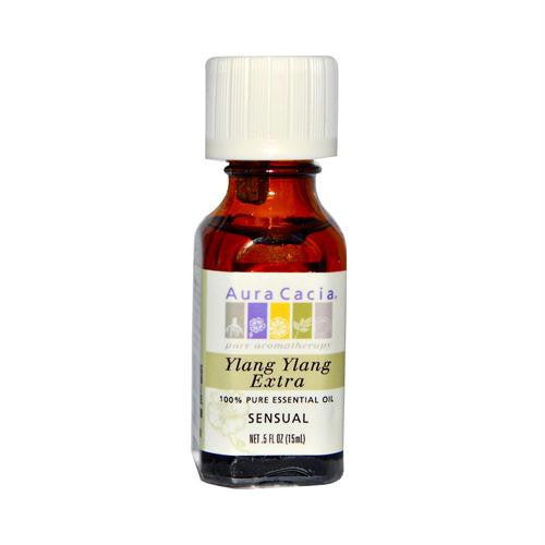 Aura Cacia Pure Essential Oil Ylang Ylang Extra - 0.5 fl oz