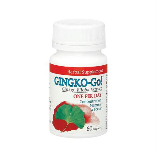 Kyolic Ginkgo-Go! - 120 mg - 60 Caplets