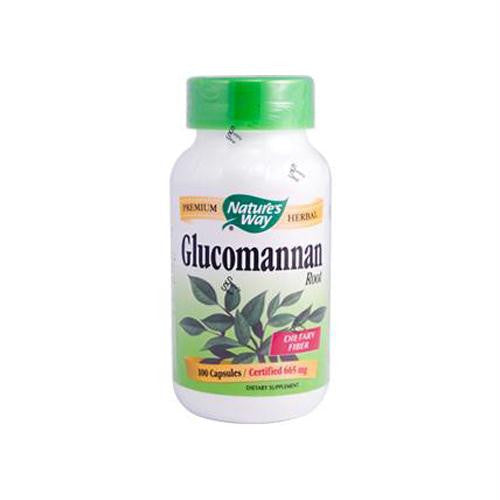 Natures Way Glucomannan Root - 100 Capsules