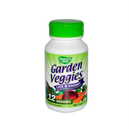 Natures Way Garden Veggies - 60 Vegetarian Capsules