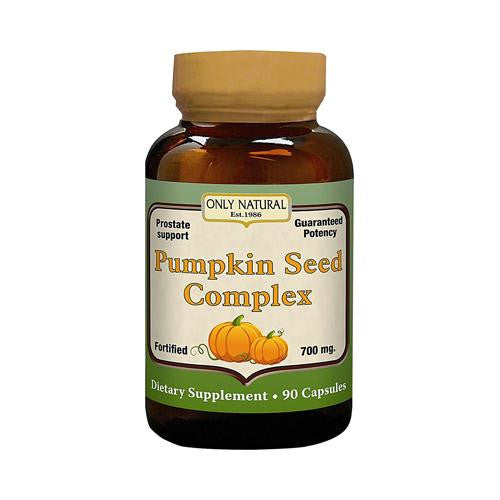 Only Natural Pumpkin Seed Complex - 700 mg - 90 Capsules