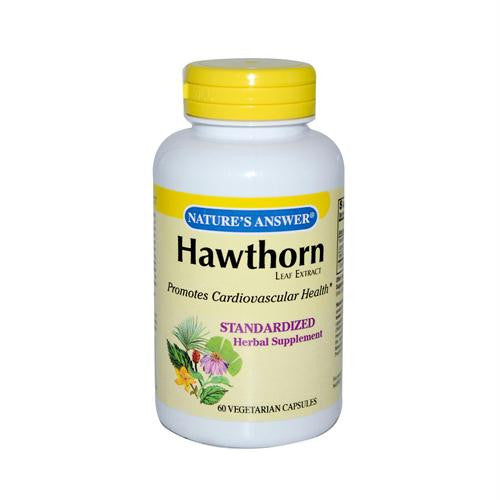 Natures Answer Hawthorn Leaf Extract - 60 Vegetarian Capsules