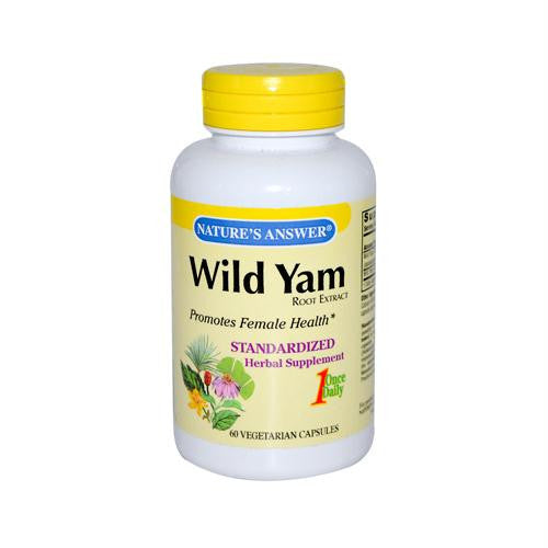 Natures Answer Wild Yam Root Extract - 60 Vegetarian Capsules