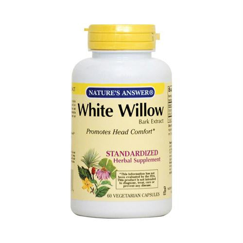 Natures Answer White Willow Bark Standardized - 60 vcaps