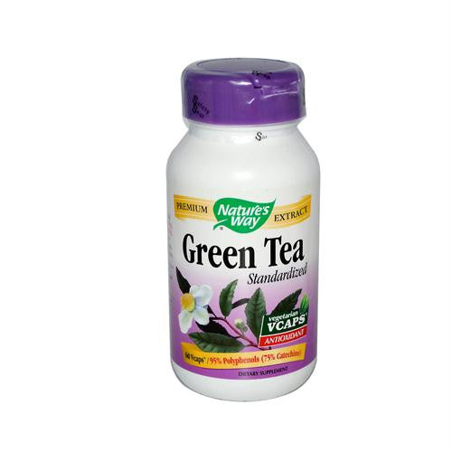 Natures Way Green Tea Standardized - 60 Vcaps