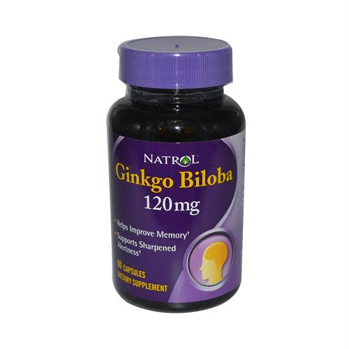 Natrol Ginkgo Biloba - 120 mg - 60 Capsules