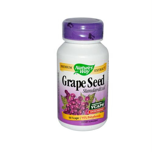 Natures Way Grape Seed Standardized - 60 Vcaps