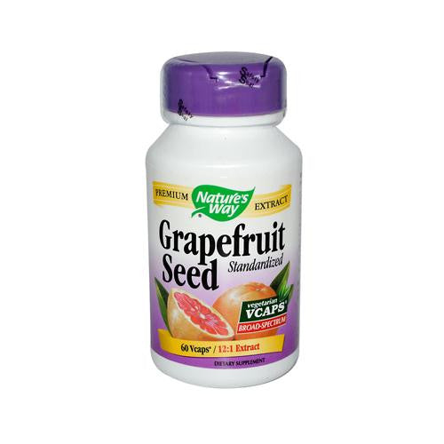 Natures Way Grapefruit Seed Standardized - 60 Vegetarian Capsules