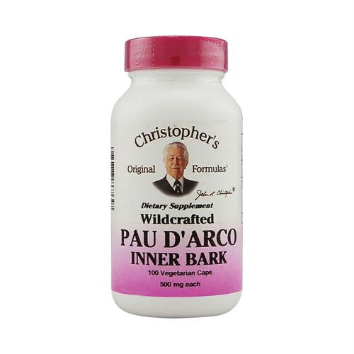 Christophers Pau DArco - 500 mg - 100 Vegetarian Capsules