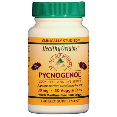 Healthy Origins Pycnogenol - 30 mg - 30 Vegetarian Capsules