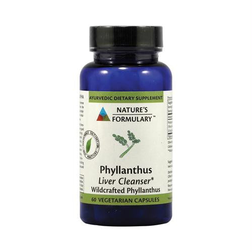 Natures Formulary Phyllanthus - 60 Vegetarian Capsules