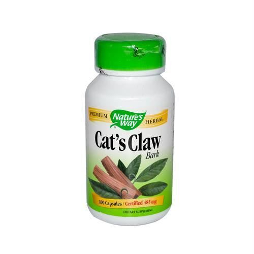 Natures Way Cats Claw Bark - 100 Capsules