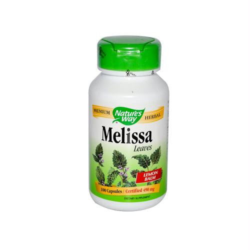 Natures Way Melissa Leaves - 100 Capsules