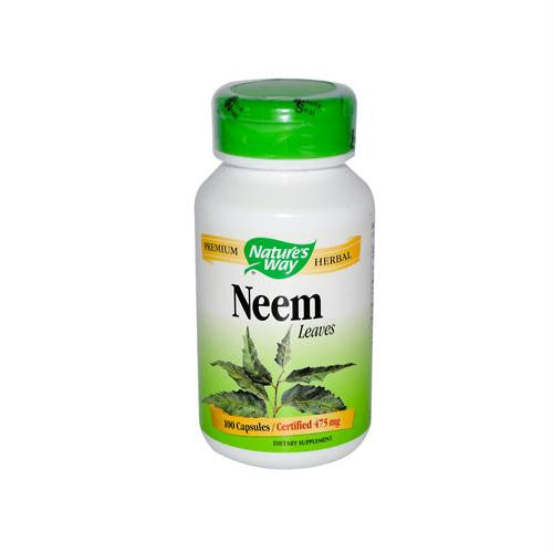 Natures Way Neem - 475 mg - 100 Capsules