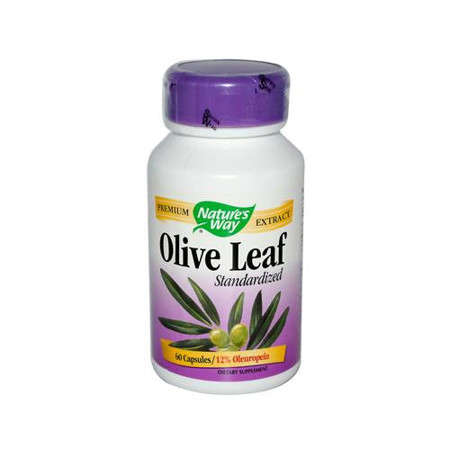 Natures Way Olive Leaf Standardized - 60 Capsules